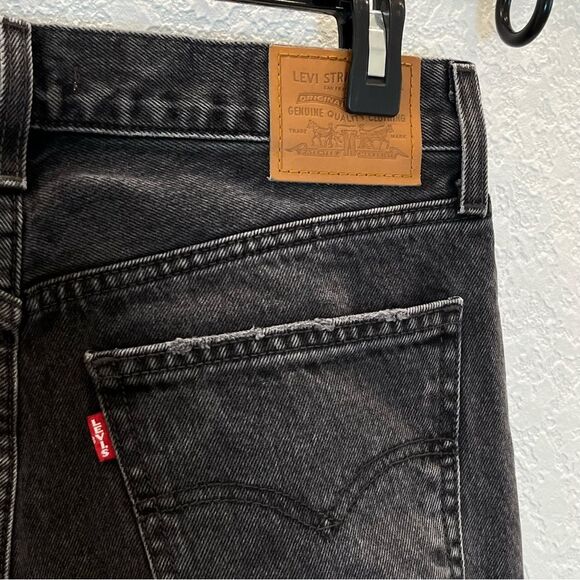Levi's Premium Middy Straight Jeans in No Service Black size 29 - Picture 11 of 16